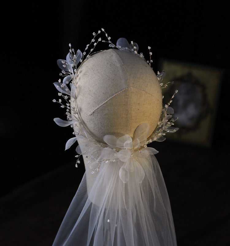 Krispfy.com Bridal weath Veil Wedding Dress Accessories