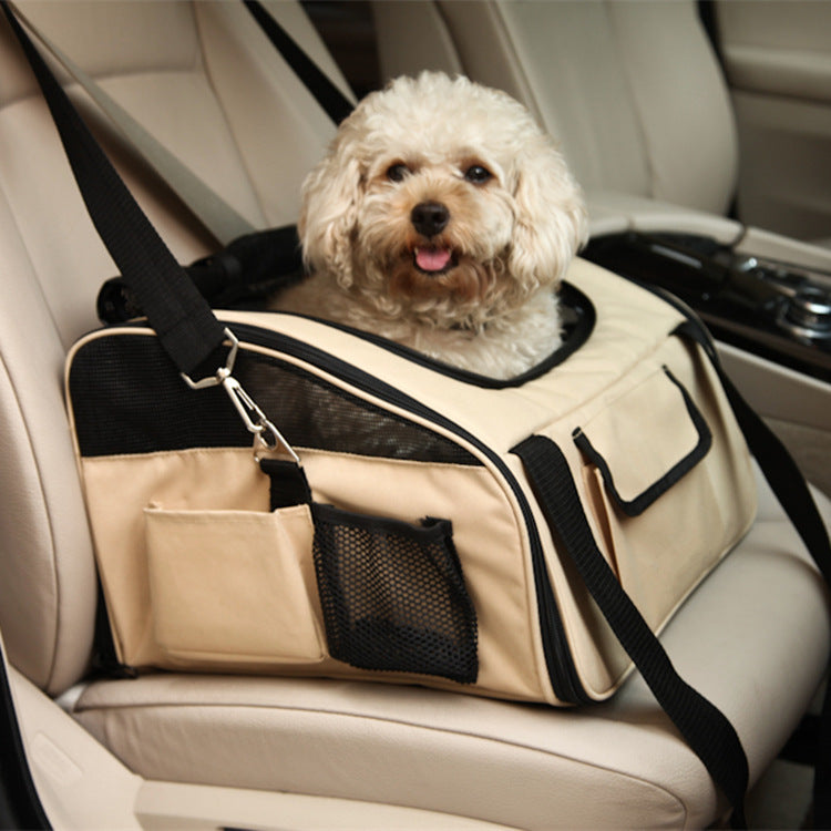 Krispfy Orignals - Pet Car Seat Bag I Folding Pet Carrier Bag