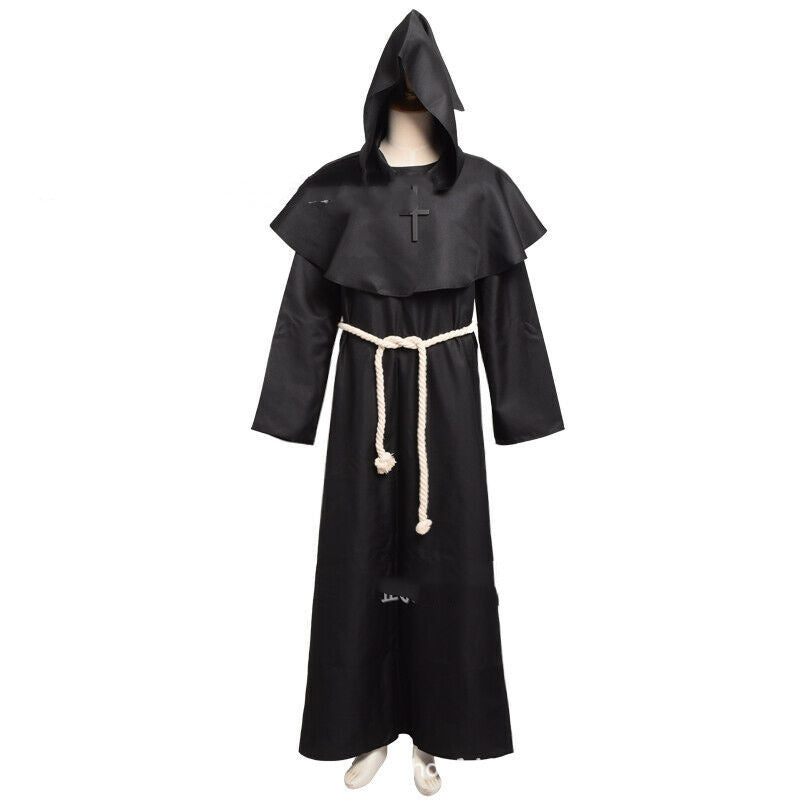 Krispfy.com - Medieval Monk Clothes Monk Robe Wizard Clothes Priest Clothes