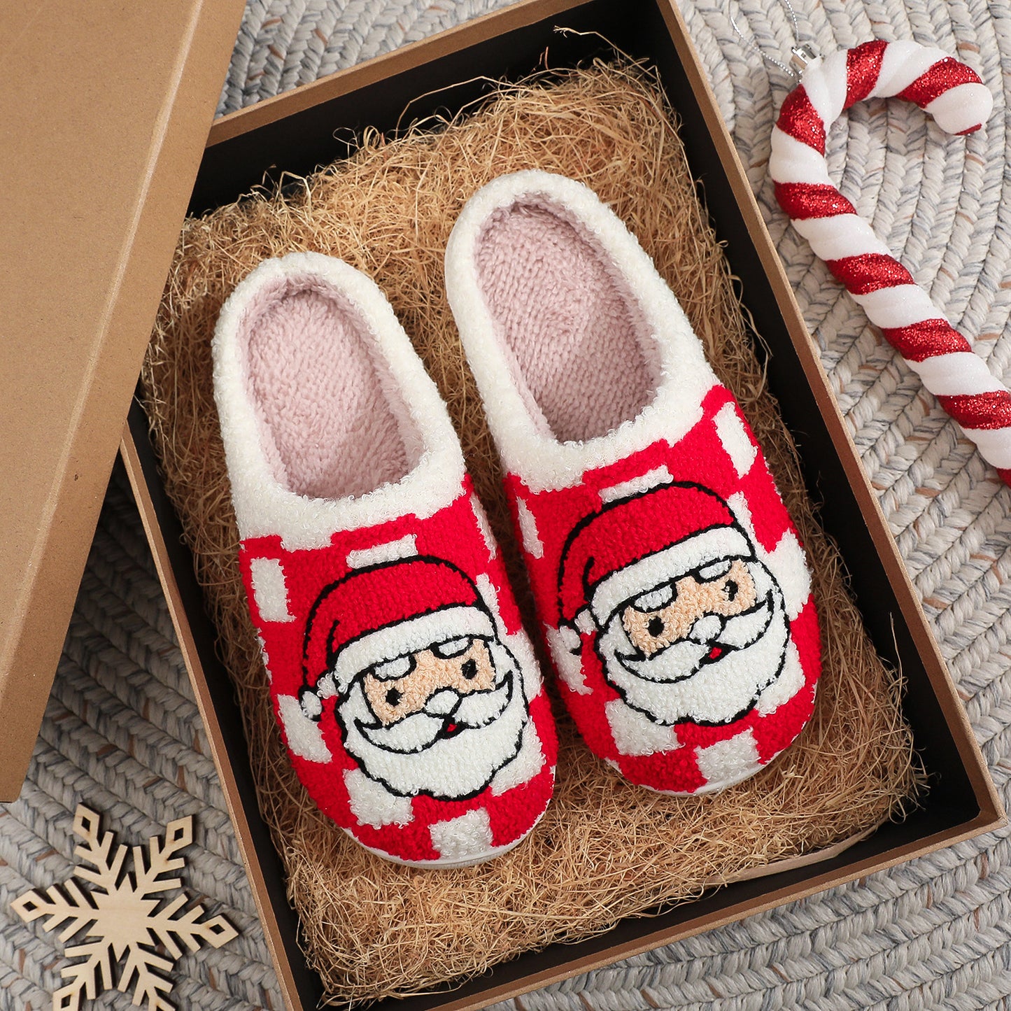 Krispfy Orignals USA - Christmas Special I  Santa Claus Slippers - Denver Edition