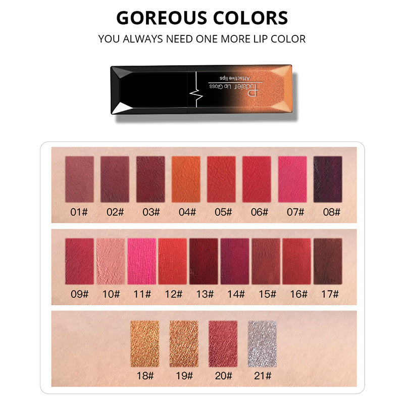 Makeup matte matte lip gloss lipstick- Krispfy.com