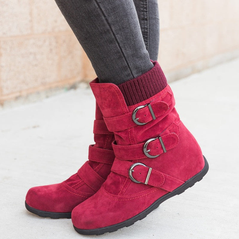 Krispfy Orignals USA - Casual Winter Boots I Strap Buckle Shoes - San Antonio Edition