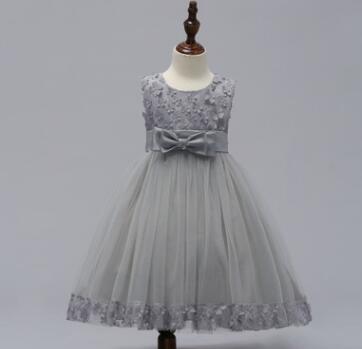 Krispfy.com Summer Skirt Kids Girls Princess Tutu Flower Children Wedding Dress Wholesale Show Skirt