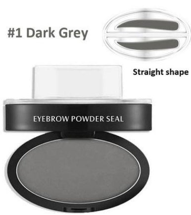 Krispfy Cosmetics Eyebrow Powder Stamp for Easy Natural Looking Brows