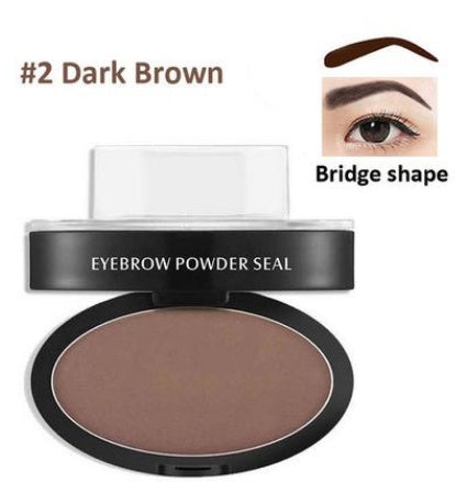 Krispfy Cosmetics Eyebrow Powder Stamp for Easy Natural Looking Brows