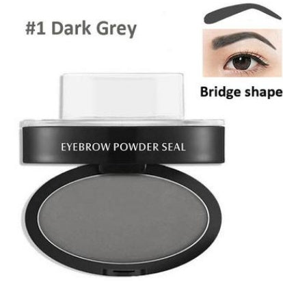 Krispfy Cosmetics Eyebrow Powder Stamp for Easy Natural Looking Brows