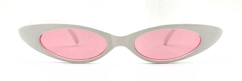 New Oval Frame Sunglasses Transparent Ocean Glasses Personality Retro