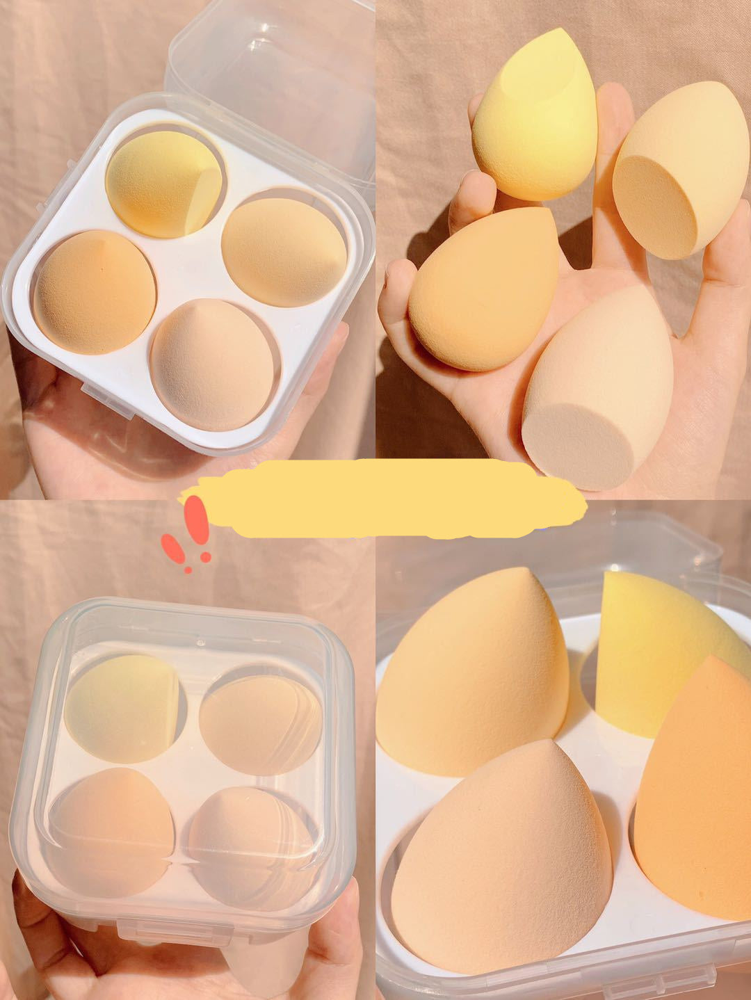 Krispfy Makeup egg box