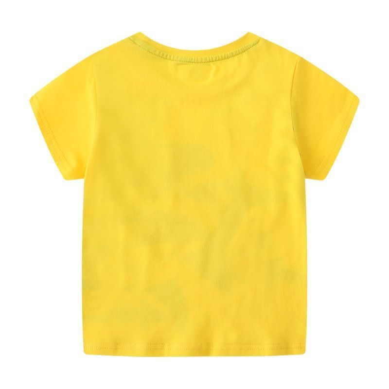 Children's Luminous Shark Pattern Short-sleeved T-shirt