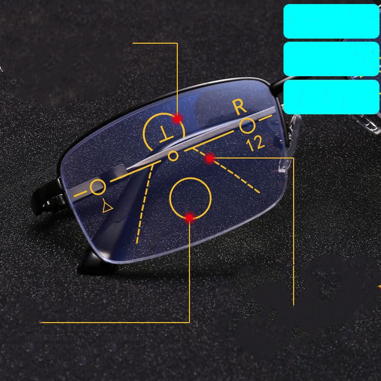 Long Distance Dual-use Presbyopia Glasses For Men