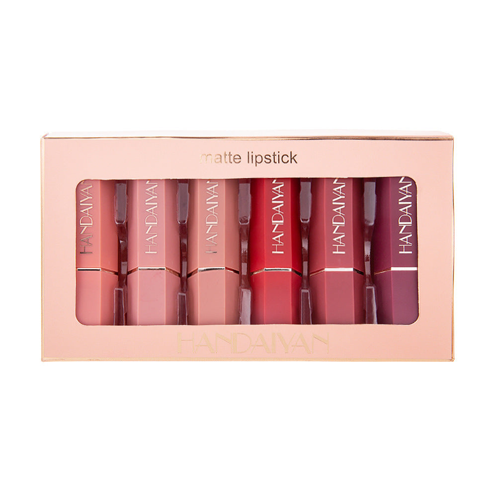 Matte Matte Lipstick Gift Box Set Non-stick Cup Lipstick Lipstick - Krispfy.com