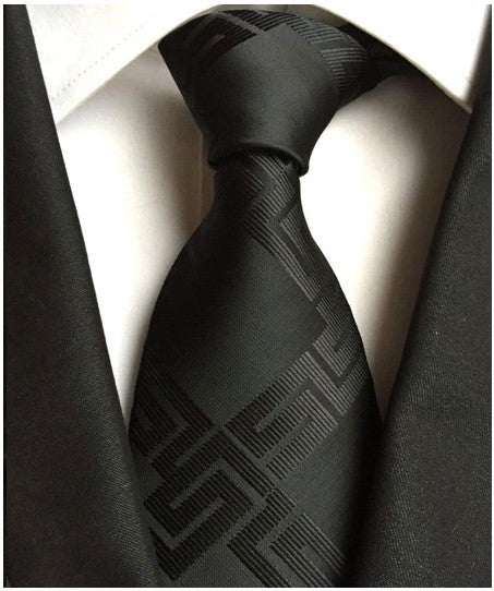 Men S Tie 8cm Business Gentleman British Formal Wear