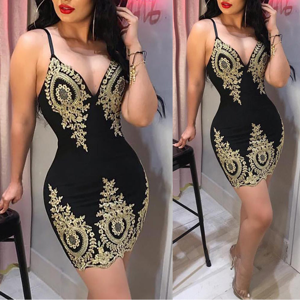 Krispfy.com Sexy Suspender Dress Ladies Party Club Ladies