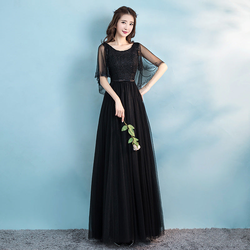 Krispfy.com Banquet Evening Dress Female Spring New Fashion Annual Meeting Host Dress Chorus Performance Long Dress