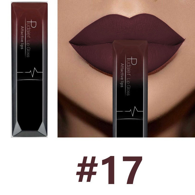 Makeup matte matte lip gloss lipstick- Krispfy.com
