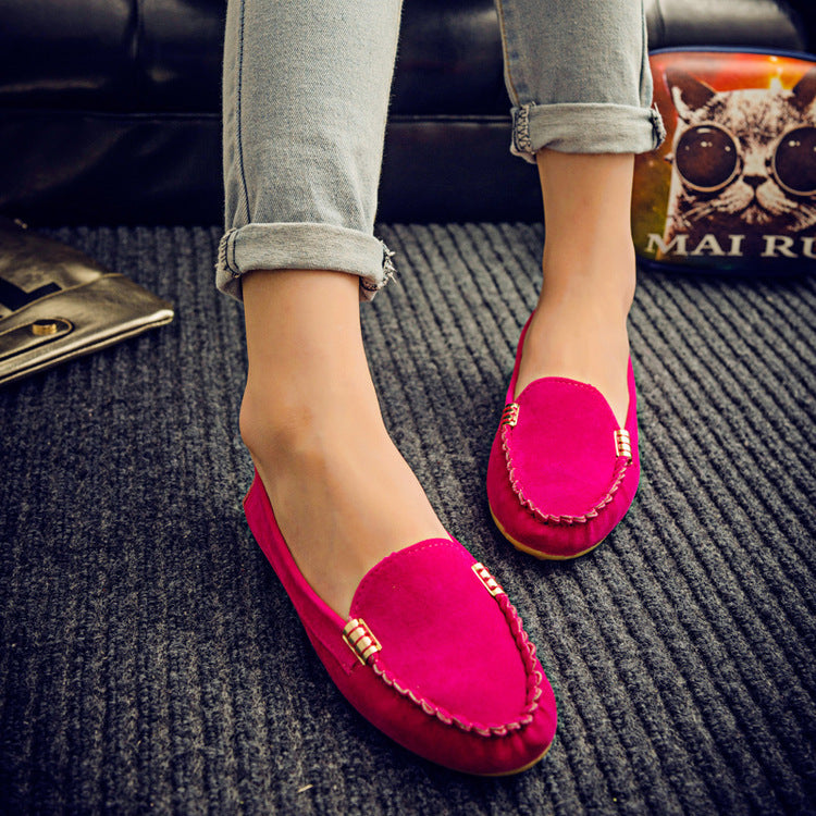 Krispfy Orignals USA - Flat Heel Pumps Single Shoes  I Flat Women's Shoes  I Student Peas Shoes