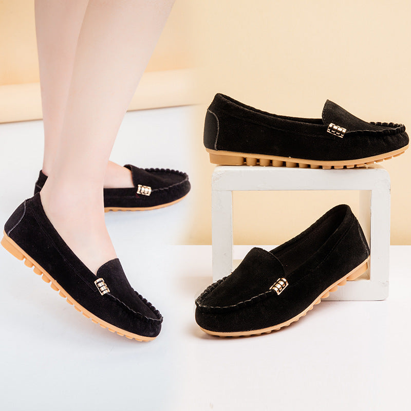 Krispfy Orignals USA - Flat Heel Pumps Single Shoes  I Flat Women's Shoes  I Student Peas Shoes