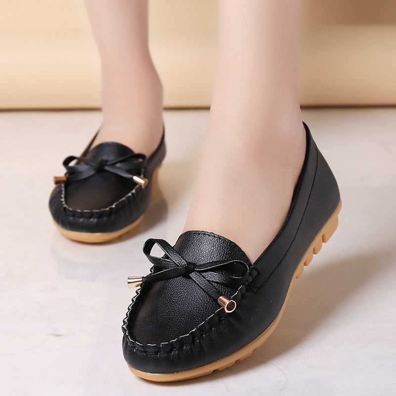 Krispfy Orignals USA - Flat Heel Pumps Single Shoes  I Flat Women's Shoes  I Student Peas Shoes