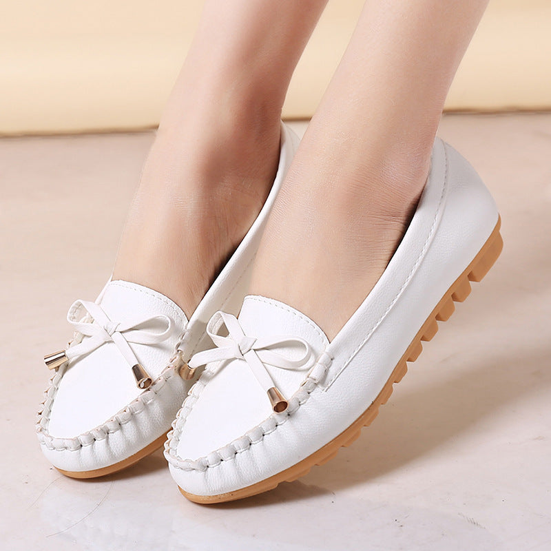 Krispfy Orignals USA - Flat Heel Pumps Single Shoes  I Flat Women's Shoes  I Student Peas Shoes