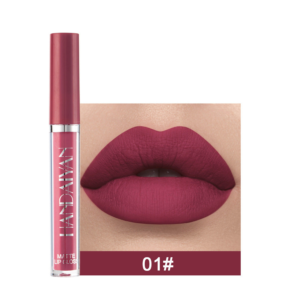 Krispfy Matte Non-stick Cup Lip Gloss, Non-fading Matte Liquid Lipstick