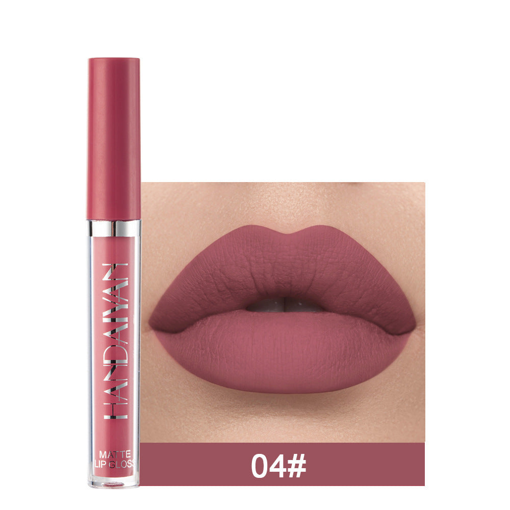 Krispfy Matte Non-stick Cup Lip Gloss, Non-fading Matte Liquid Lipstick
