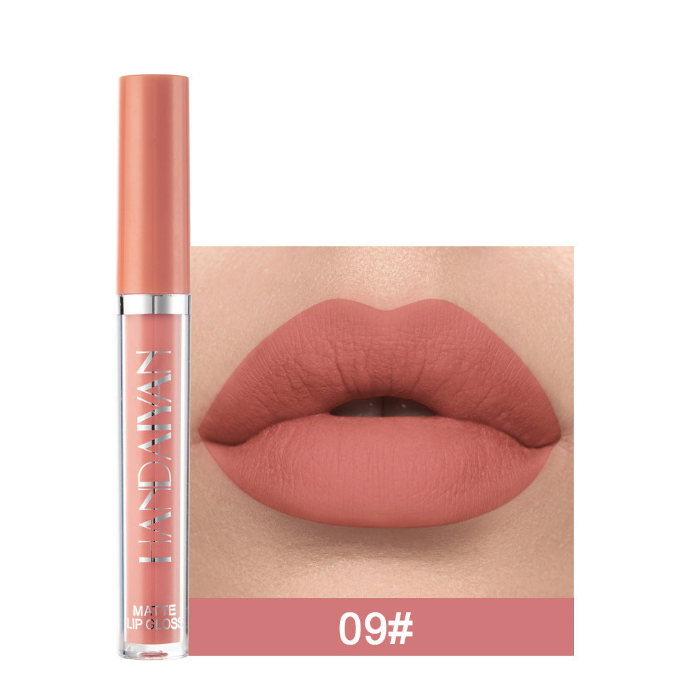 Krispfy Matte Non-stick Cup Lip Gloss, Non-fading Matte Liquid Lipstick