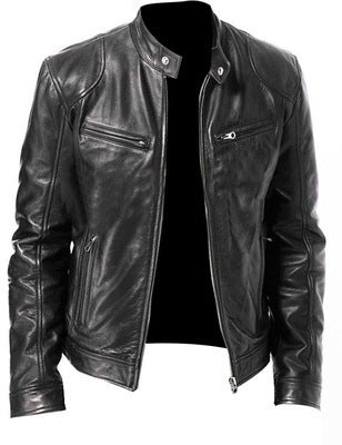 Krispfy.com - Orignals Slim Leather Jacket - Elite Collection USA