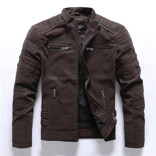 Krispfy Orignals - Men Leather Jacket - Elite Collection