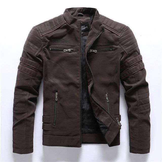 Krispfy Orignals - Men Leather Jacket - Elite Collection