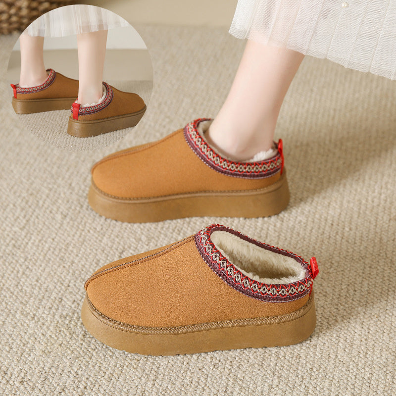 Krispfy Orignals USA - Thick Bottom Cotton Shoes Ankle Flats