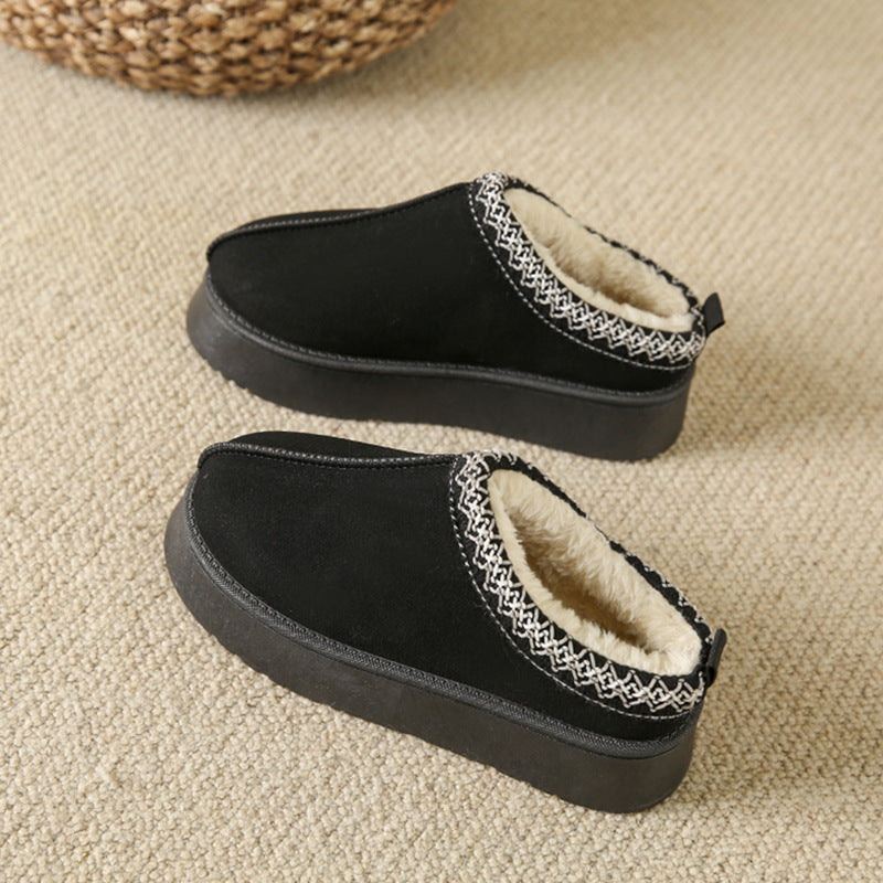 Krispfy Orignals USA - Thick Bottom Cotton Shoes Ankle Flats