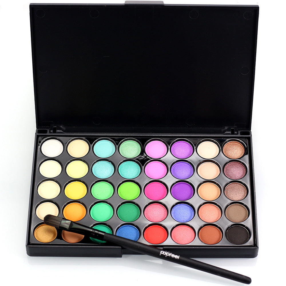40 Colors Makeup Glitter Palette Waterproof - Krispfy.com