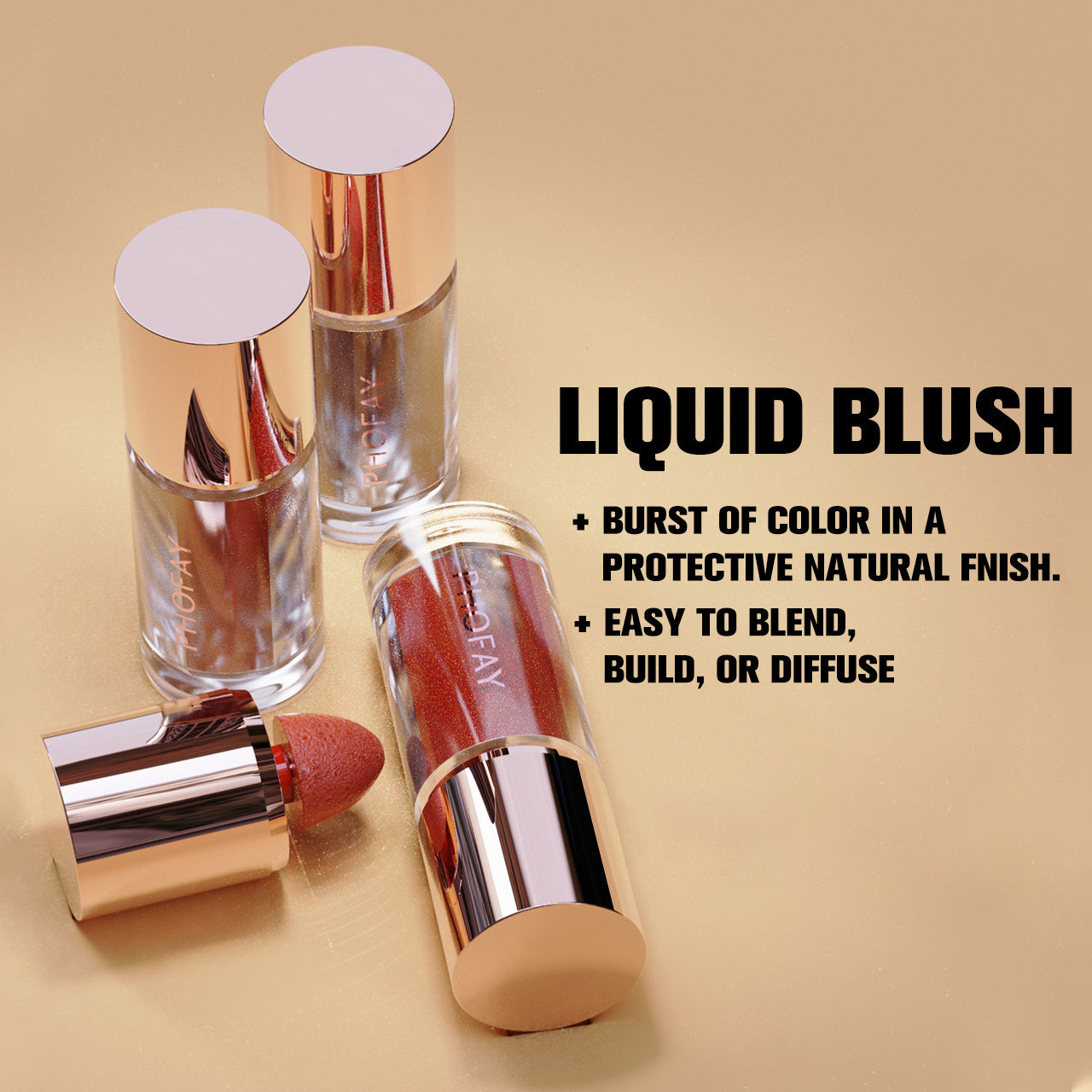 PHOFAY Mousse Liquid Blush - Krispfy.com