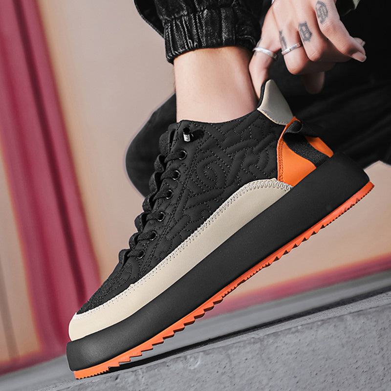 Krispfy Orignals USA - Trendy Color - Blocked Sports Shoes I Casual Lace Up Sneakers For Men