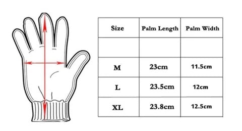 Off-road Sports Touch Screen As Tactical Gloves