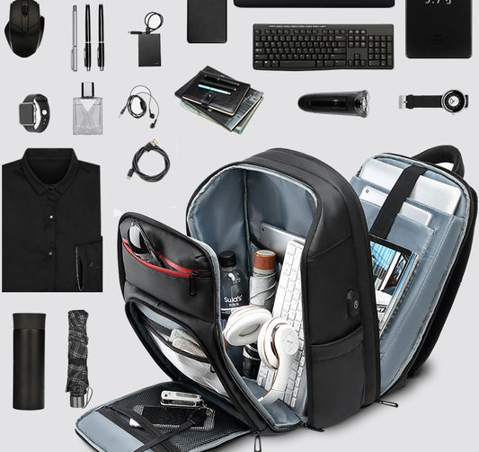 Krispfy Orignals - Waterproof Backpack with Multi functional External USB I Laptop Bag