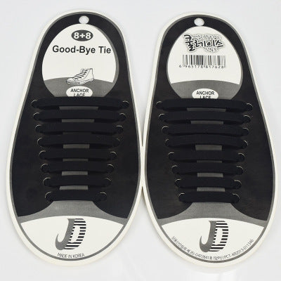 Krispfy Orignals USA - 16pcs  Silicone Shoelaces I Elastic Shoe Laces