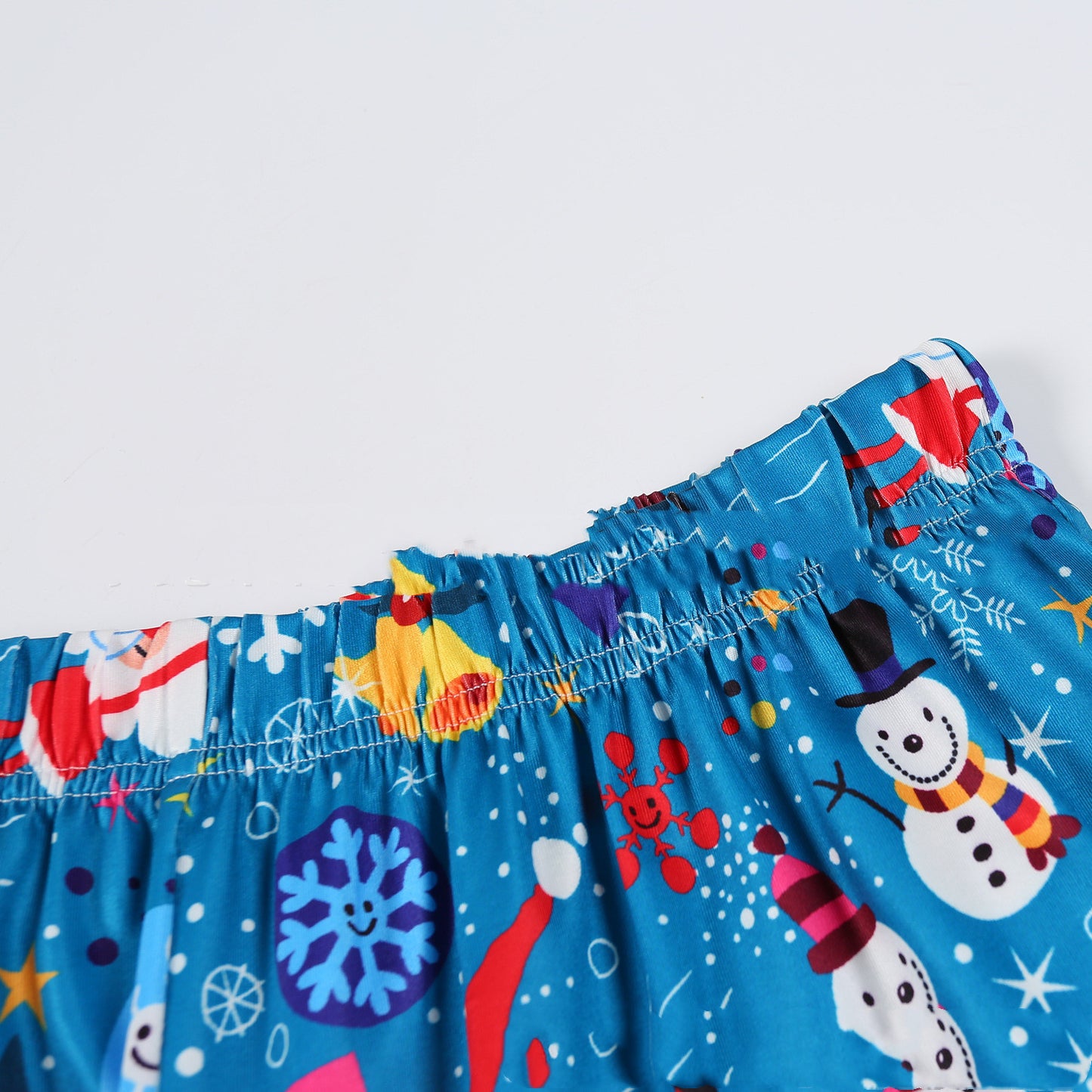 Parent-Child Christmas Pajamas Home Wear Suit Printing