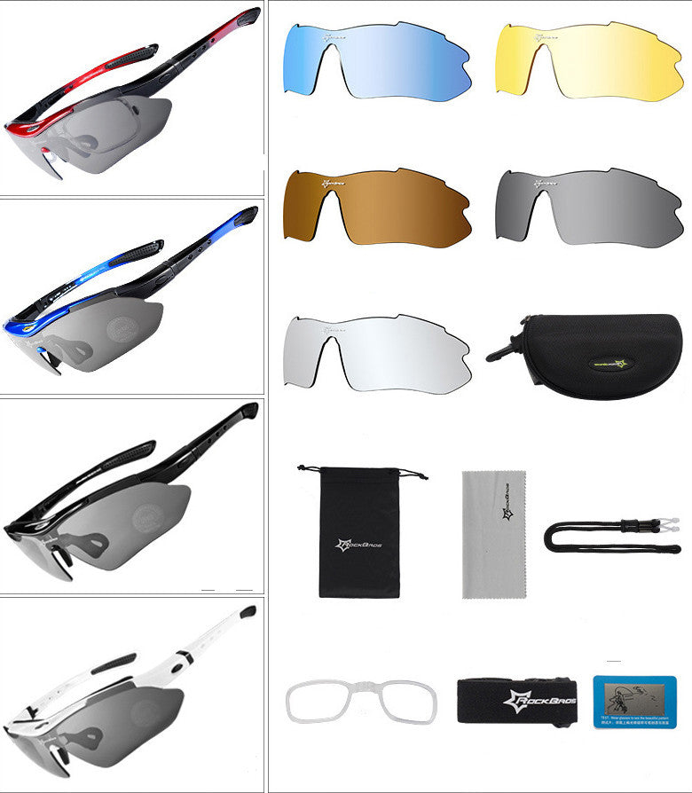 Polarized riding glasses