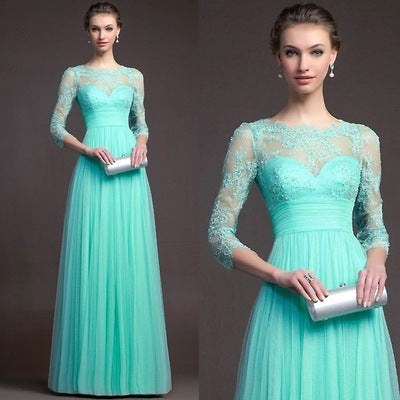 Krispfy.com Long Sleeve Lace Dress