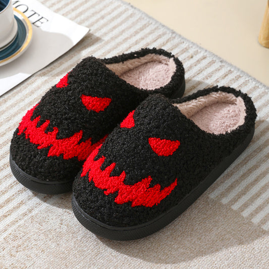Krispfy Orignals USA - Halloween Skull Cartoon Print Slippers I Winter Slippers Slippers