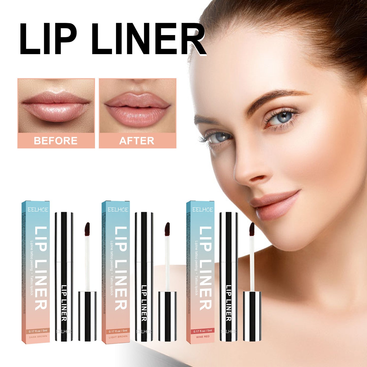 Stripping Lip Liner Outline Waterproof- Krispfy.com