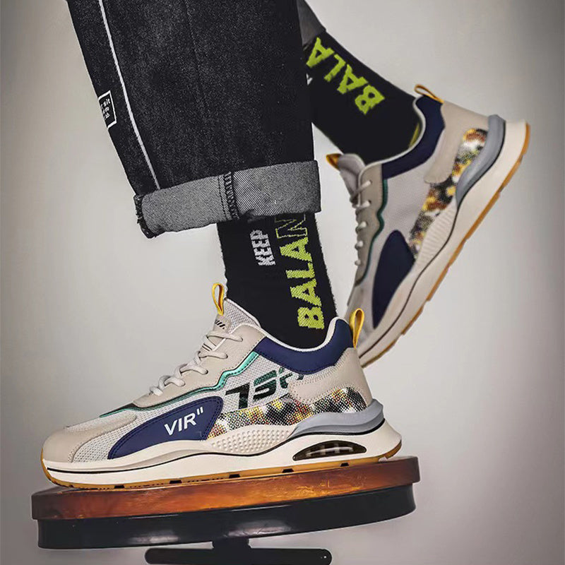 Krispfy Orignals USA - Air Cushion Sneakers Personalized Fashion Lace Up Sports Shoes Men Casual Versatile Breathable Walking Running Shoes