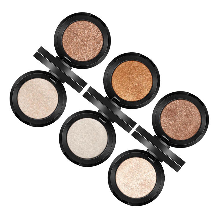 MYS Brand Face Makeup Powder 6 color Waterproof Minerals Shimmer Brightener Contour Glow Kit Bronzer Highlighter Makeup Palettes - Krispfy.com