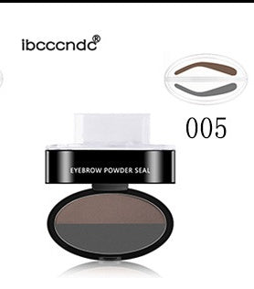 Krispfy Cosmetics Eyebrow Powder Stamp for Easy Natural Looking Brows