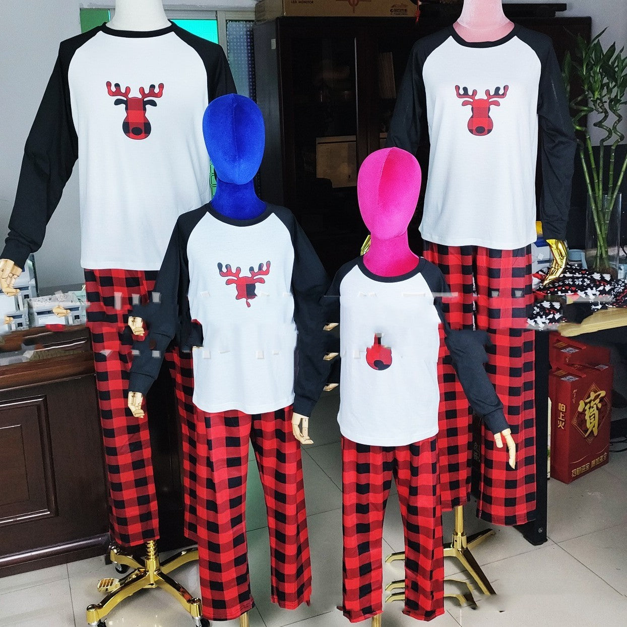 Pajamas Christmas Parent-child Set