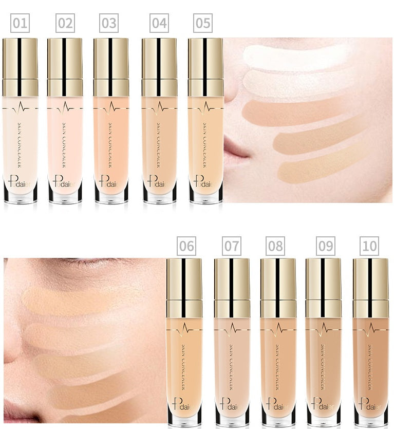 Pudaier foundation Professional Moisturizer Face Base MakeUp Long Lasting Convenient Concealer Makeup Cosmetic Concealer- Krispfy.com