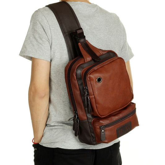 Krispfy Orignals - Leather Backpack Bag I Korean Men Trend Bag