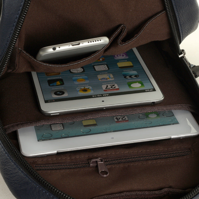 Krispfy Orignals - Leather Backpack Bag I Korean Men Trend Bag