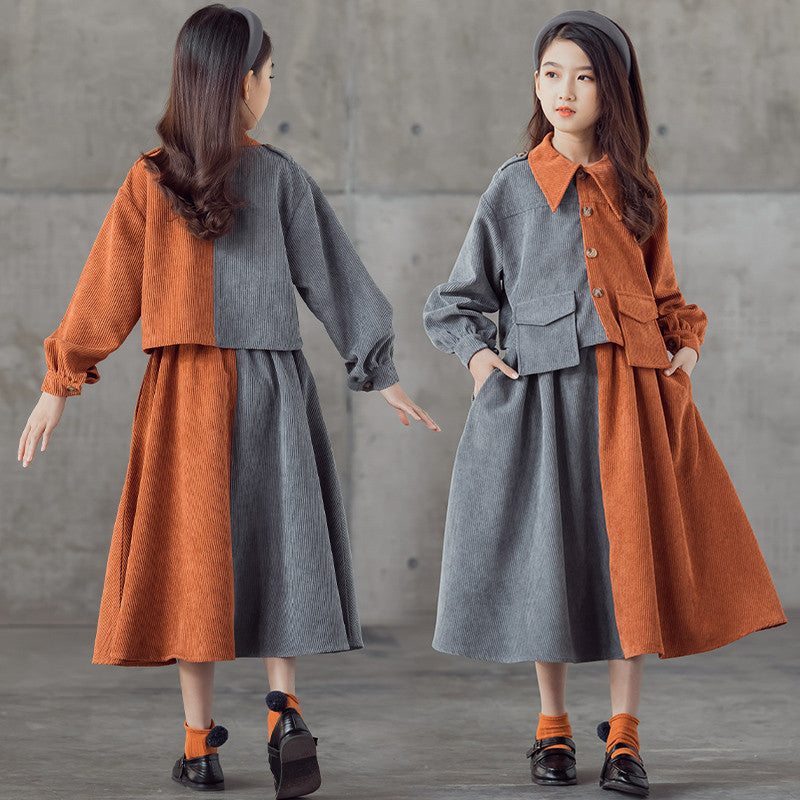 Fashion Dress Two Piece Parent Child Trend